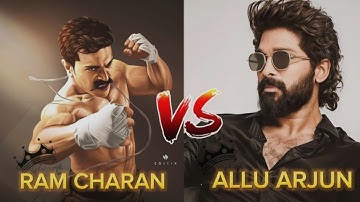 Allu Arjun vs Ram Charan Comparison video #alluarjun #ramcharan #compare