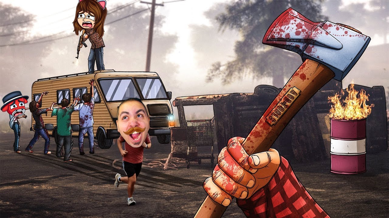 COSTRUISCO LA BASE E SOPRAVVIVO INVASIONE ZOMBIE CON I MIEI AMICI!