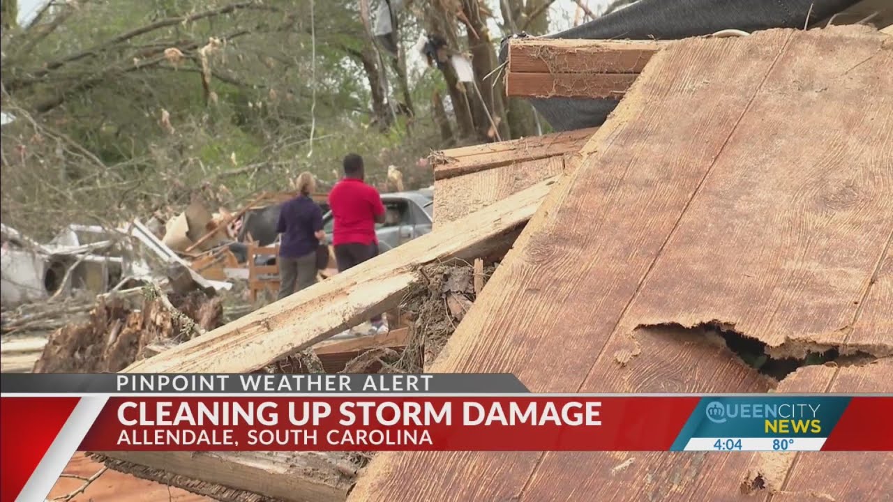 AFTERMATH: Allendale woman suffers broken bones; one of several injured after tornadoes move into SC