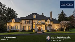 Sale: 5 Beds - 6 Baths - 7152 sq ft - Ruxton - MD [$3,700,000] MLS #: MDBC2150068