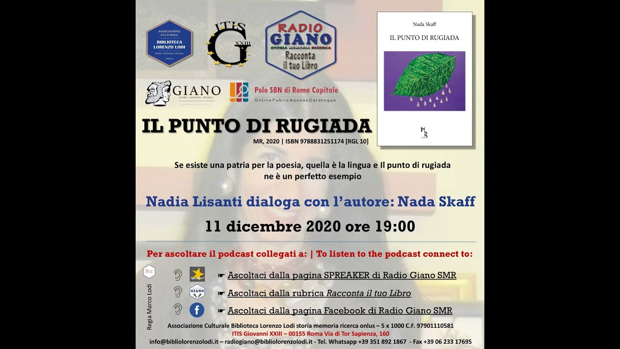 IL PUNTO DI RUGIADA | Nada SKAFF
