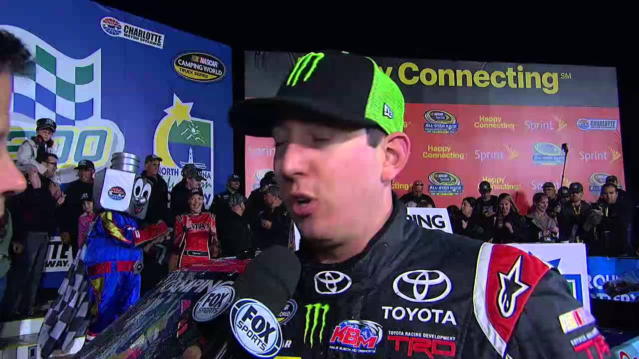 Victory Lane: Kyle Busch wins NC Education Lottery 200