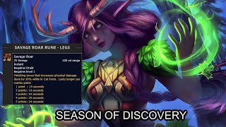 How to get Savage Roar rune in Season of Discovery | Basic tips and tricks