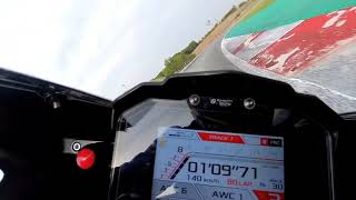 Aprilia rsv4 Barcelona Circuit Acrapovice Sound