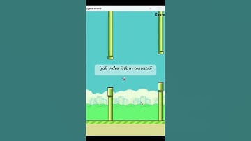 AI plays flappy bird game
