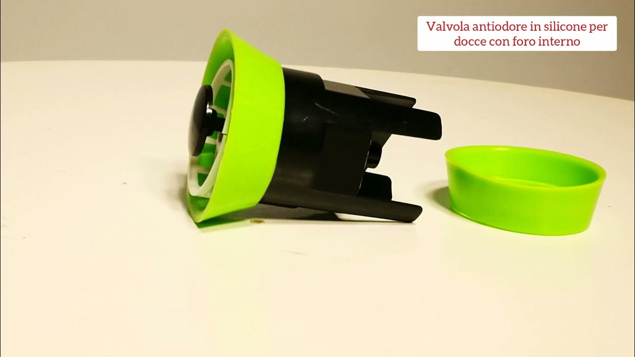 Valvola antiodore in silicone per docce con foro interno 