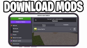 How To Download Minecraft Mods On Mobile! - IOS & Android