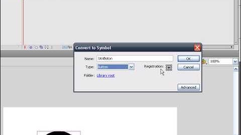 Flash CS4 Crear Botones  simples