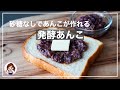 砂糖なしであんこが作れる!?発酵あんこが嬉しい♪