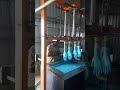 Nitrile powder free exam gloves production semi auto line capacity 60000 nos day