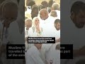 Thousands of Hajj pilgrims pray on Mount Arafat
