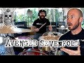 Drummer reacts to  el estepario siberiano bat country  avenged sevenfold drum cover isolated drums