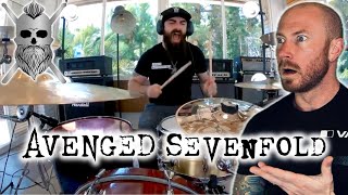 Drummer Reacts To - EL ESTEPARIO SIBERIANO BAT COUNTRY - AVENGED SEVENFOLD DRUM COVER Drums Only