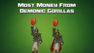 OSRS Challenges: Most Money From Demonic Gorillas - Runescape 2007