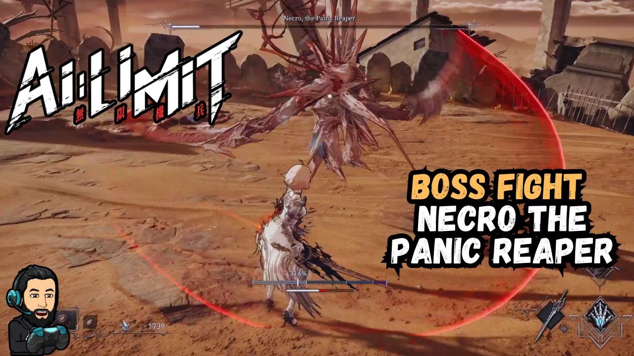 AI LIMIT Gameplay - Boss Fight - Necro the Panic Reaper [no commentary]