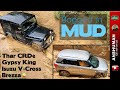 Thar CRDe, Gypsy, Isuzu V-Cross, Brezza : Offroading in mud pit 2022