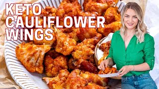 Baked Buffalo Cauliflower Wings Recipe – How To Make Keto Cauliflower Bites