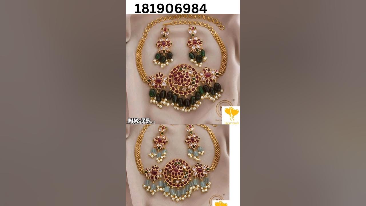 meesho jewelry sets YouTube