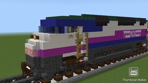 Minecraft Altimont Corridor Express F59PHI Locomotive Tutorial