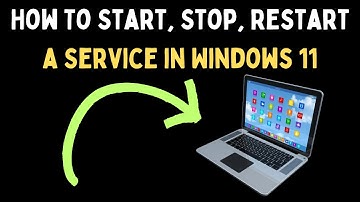 How To Start, Stop, Restart a Service in Windows 11