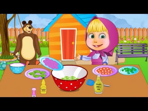Watch and Learn to Cook w/Masha Cooking Russian Garden Salad Video Episode