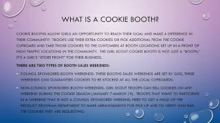 2016 GSSI Cookie Training: Booth, DOC, & Goal Getter