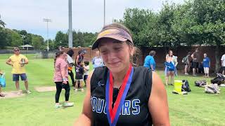 4A softball series MVP Katelyn West on how her reaction to SW Randolph winning the state title