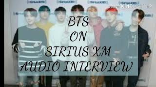 Bts 방탄소년단 Sirius Xm Interview