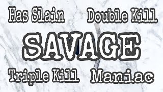 Mobile Legend Sound Effect Kills!! Has Slain - Double Kill - Triple Kill - Maniac - Savage!!