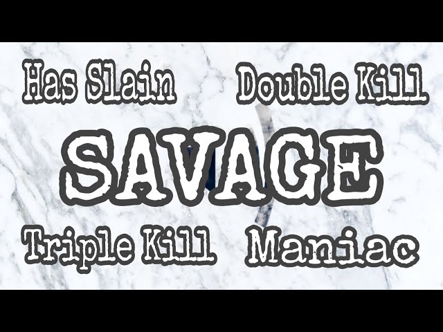Mobile Legend Sound Effect Kills!! Has Slain - Double Kill - Triple Kill - Maniac - Savage!! class=