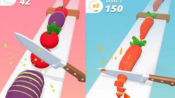 Perfect Slices #2 - ASMR cutting Gameplay walkthrough android ios Slice cutting