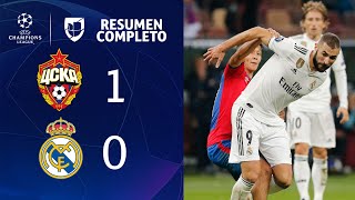 CSKA 1-0 Real Madrid - GOL Y RESUMEN - Grupo G UEFA Champions League