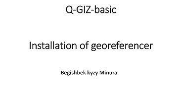 5 Installation of ‘georeferencer GDAL’ plugin. Georeferencing