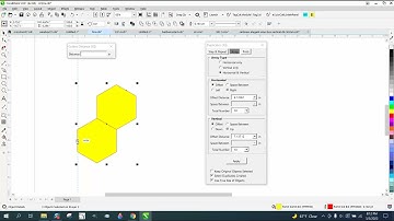 Corel Draw Tips & Tricks Move 6 sided Polygon with Part 3 Macro Array