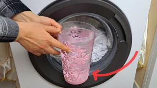 Add 3 liters of water to the machine, the laundry will be pure white.