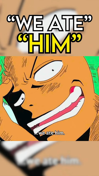 When Zoro said he “ate Usopp” 😂