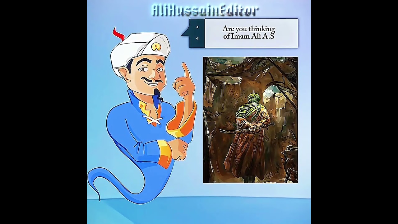 Akinator unlocked: Imam Ali ☠️🔥🥀 #islamicedits#edit#shia #fypシ #shorts#trensing#viral #islamicshorts