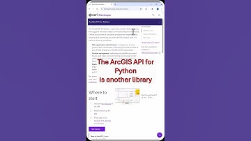 #spatial #datascience ArcGIS API for #python