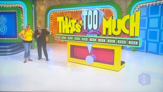 The Price Is Right  Thats Too Much  1092009