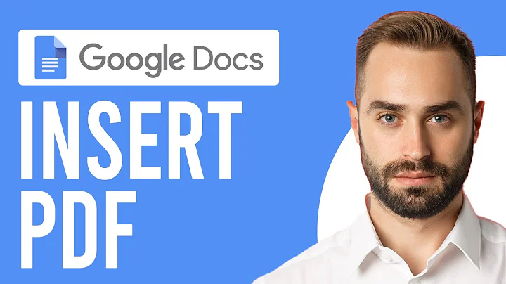 How to Insert PDF Into Google Docs (How to Embed PDF Files Into Google Docs)