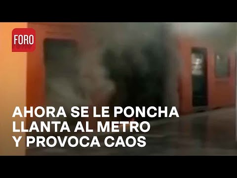 Incendio en Línea 5 del Metro CDMX provoca caos en Politécnico - Las Noticias