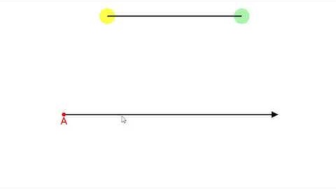 Construction 8 - Line segment of a given length on a given ray