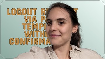 Wordpress: Logout redirect via page template without confirmation?