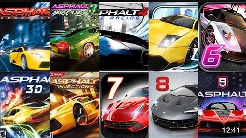 Evolution of ASPHALT Games 2004-2023