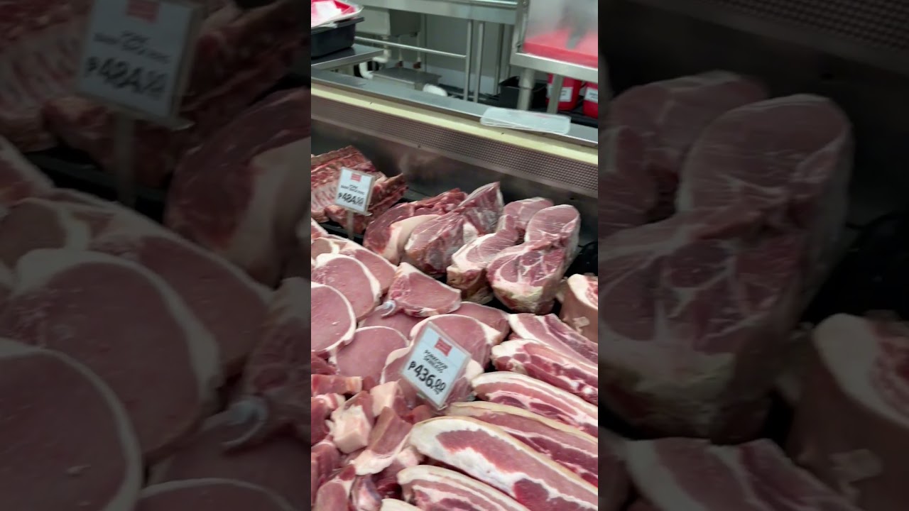 Buying meat with my own containers. 