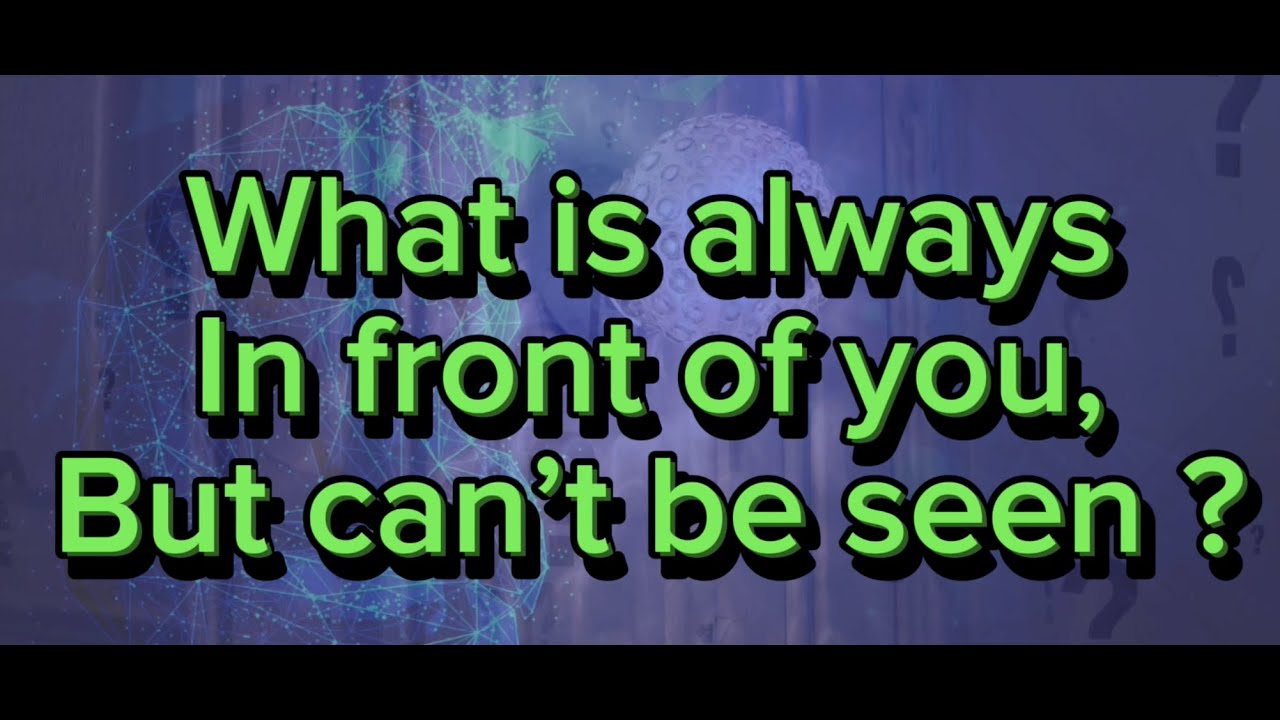 You can't see it, but it's right in front of you ? - YouTube