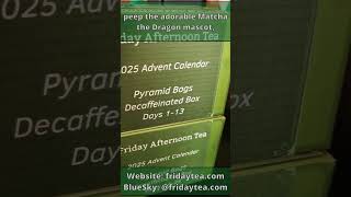 Countdown to Christmas, tea version! #tea #fridaytea #adventcalendar