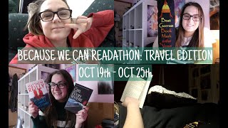 Because We Can Readathon: Travel Edition | Reading Vlog
