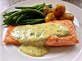 Saumonsauce crmeuse  lailcitron       creamy garlic lemon salmon