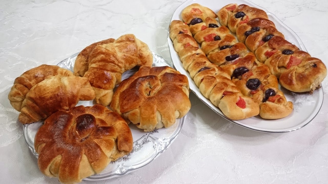 البريوش بثلاث أشكال مختلفة هش وجميل وطعمه حكاية - Brioche Recipe